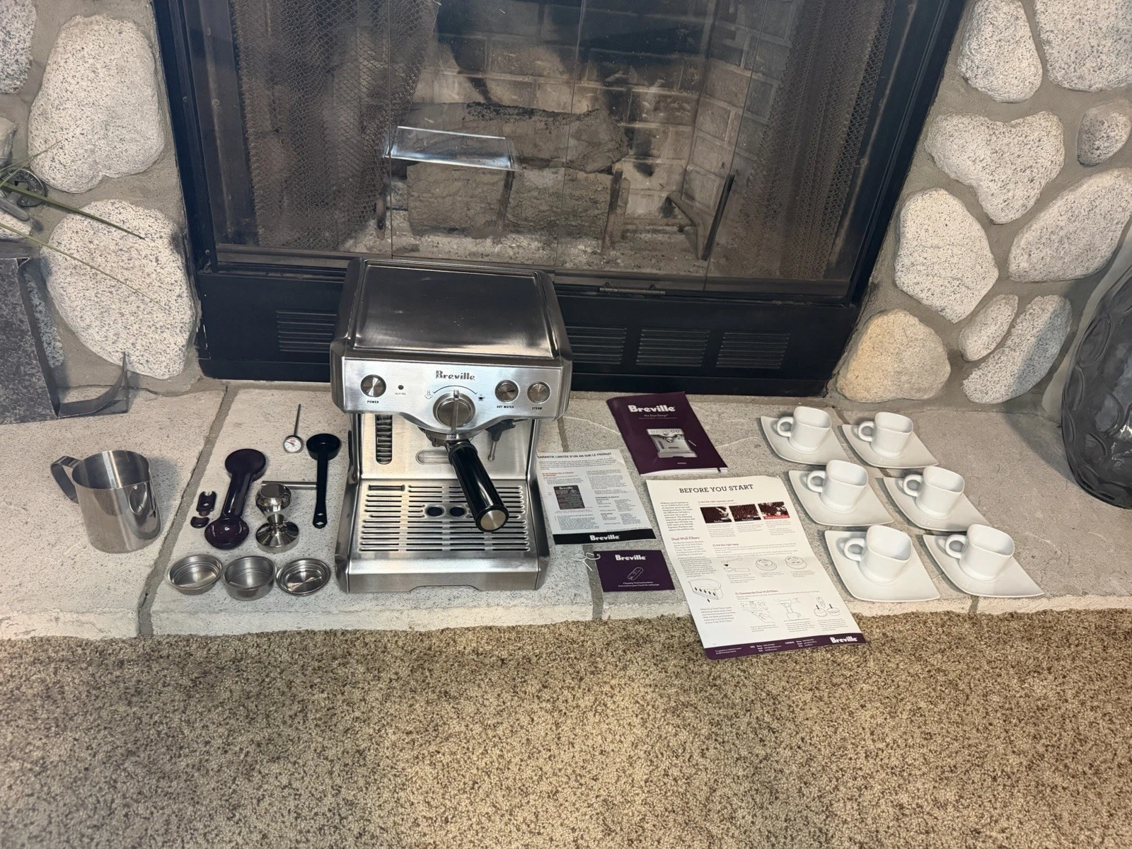 Breville 800ESXL/B Duo-Temp Espresso Machine Used