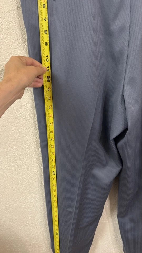 Traje Pantalones Chaqueta Sergio Valentino 54 S Entrepierna 28 Gris Azul Pura Lana Nueva 2 Piezas Foto 2 de 4