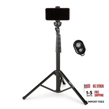Extendable Tripod for iPhones and Smartphones, Selfie Stick Mode and 64-inch