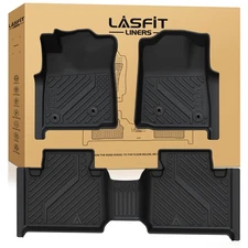 LASFIT Floor Mats for Toyota Tacoma 2005-2011 Access Cab Custom TPE Floor Liners