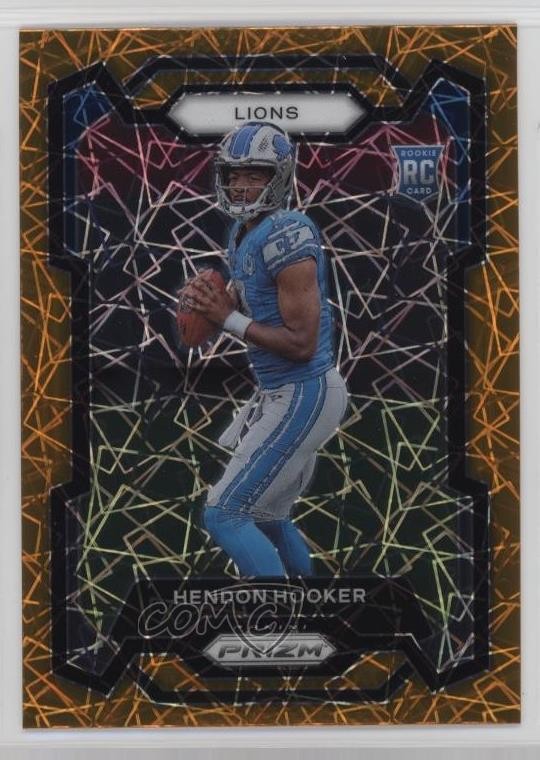 2023 Panini Prizm Rookies Lazer Prizm Hendon Hooker #329 11oh