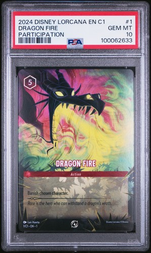 Dragon Fire graded PSA 10 for sale on eBay