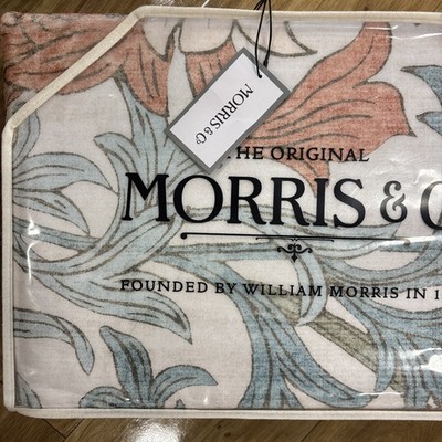 NWT WILLIAM MORRIS & CO CHRYSANTHEMUM FLORAL 5  X 8  AREA RUG IN A BAG CARPET