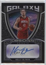 2020-21 Panini Obsidian Galaxy Electric Etch Purple 30/75 Kelly Olynyk Auto 0qw3