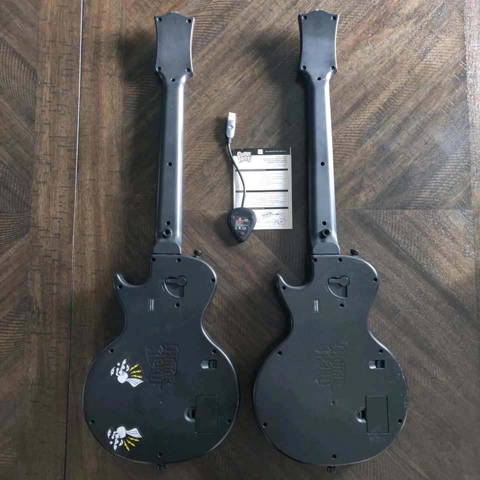 For Parts 2 Guitar Hero Wireless Les Paul Gibson PS3 1 Dongle PlayStation 3 - Image 2 of 4