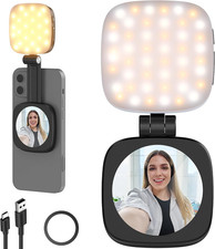 BASICS Magnetic Selfie Light Compatible with Magsafe Iphone,Cri95 700Lx/0.3M Fol