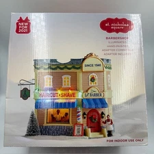 St. Nicholas Square Barber Shop Christmas Village