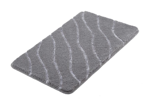 Kleine Wolke Badteppich Tram Lbh 120X70X2 Cm Grau Badematte-image
