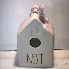 Rae Dunn "Nest" pink birdhouse