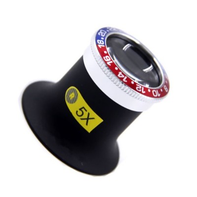 Watch Magnifier Magnifying Glasses Loupe Jewel Watchmaker Repair Tool 3/5/10/20X