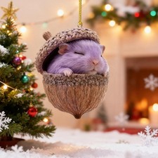 Forest Animal Acorn Christmas Decoration Set Christmas Ornaments Tree G9I0