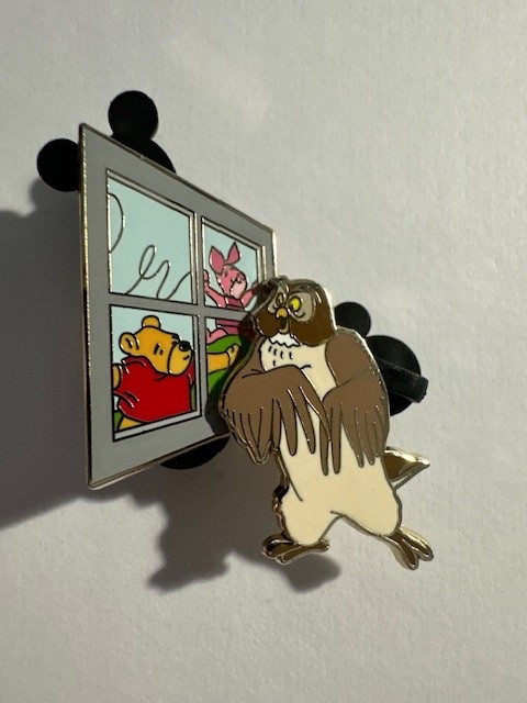 DSSH DSF Owl and Friends Window Winnie the Pooh 2014 LE 300 Disney Pin F6