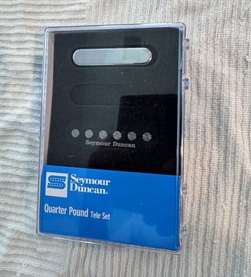 Seymour Duncan Quarter Pound Tele Single Coil Pickup Set STL-3/STR-3 Black