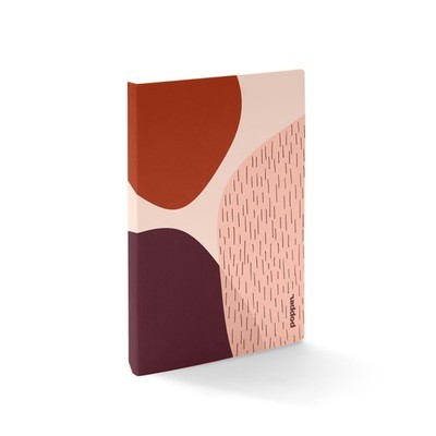Poppin Medium Journal Notebook, Soft Cover Notebook for A5, Blush Pink 
