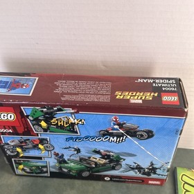 LEGO MARVEL SUPER HEROES 76004 Spider-Cycle Chase RETIRED Set Venom Nick Fury