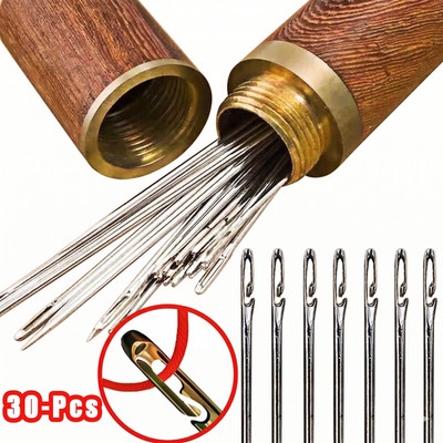 30 Stück Selbsteinfädelnde Nähnadeln Easy Thread Automatisches Handnähen Senioren
