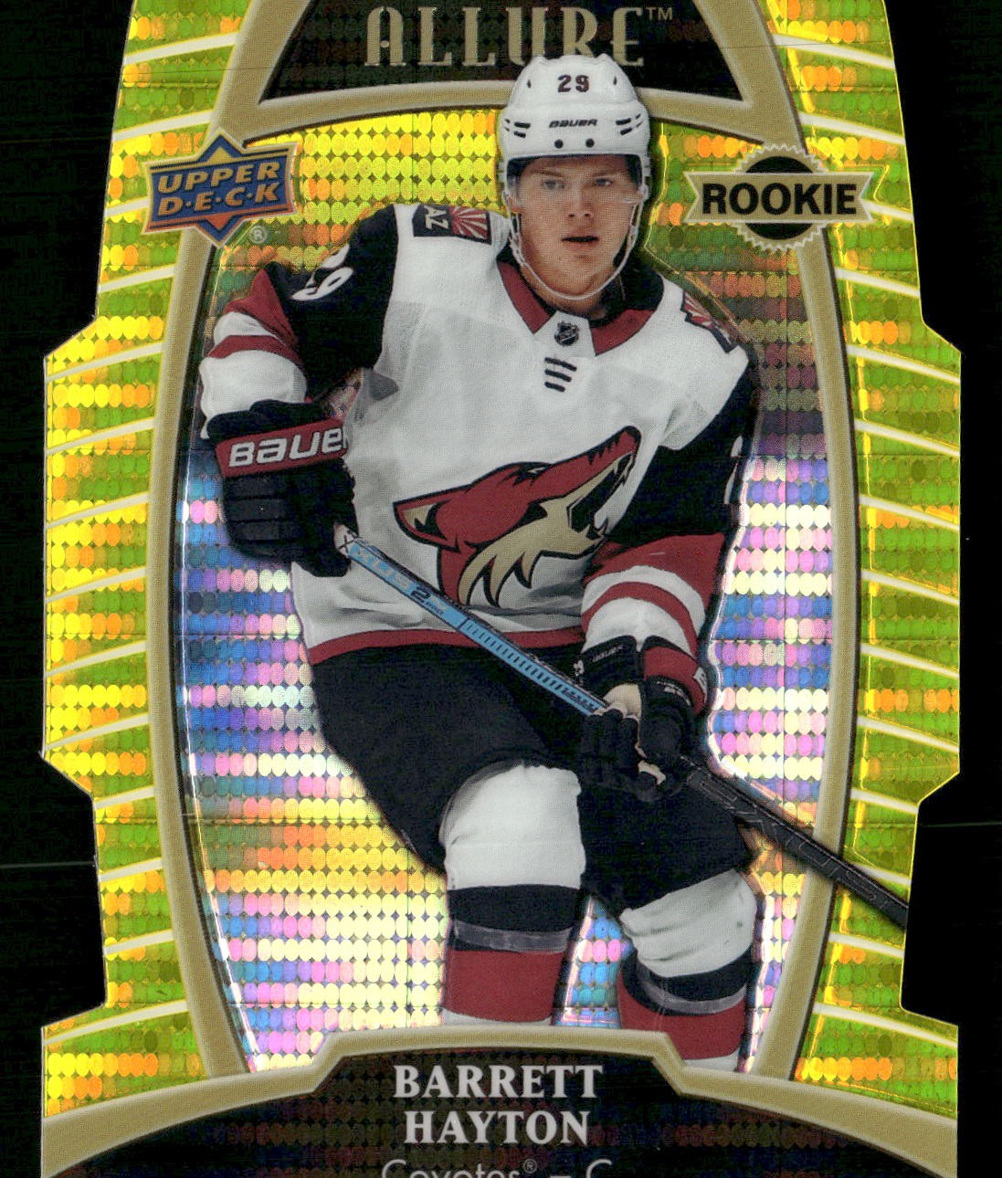 2019-20 Upper Deck Allure #97 Barrett Hayton Yellow Taxi