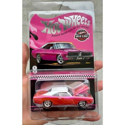 Hot Wheels RLC Red Line Club Pink 1969 Dodge Charger R/T Exclusive
