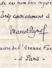 Marcel PAGNOL - Intéressant ensemble et lettre autographe signée - 1868