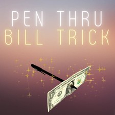 PEN THRU BILL TRICK - Magic  Party Tricks