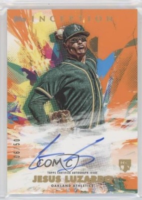 2020 Inception Rookies & Emerging Stars Orange 6/50 Jesus Luzardo Auto RC 0rm0