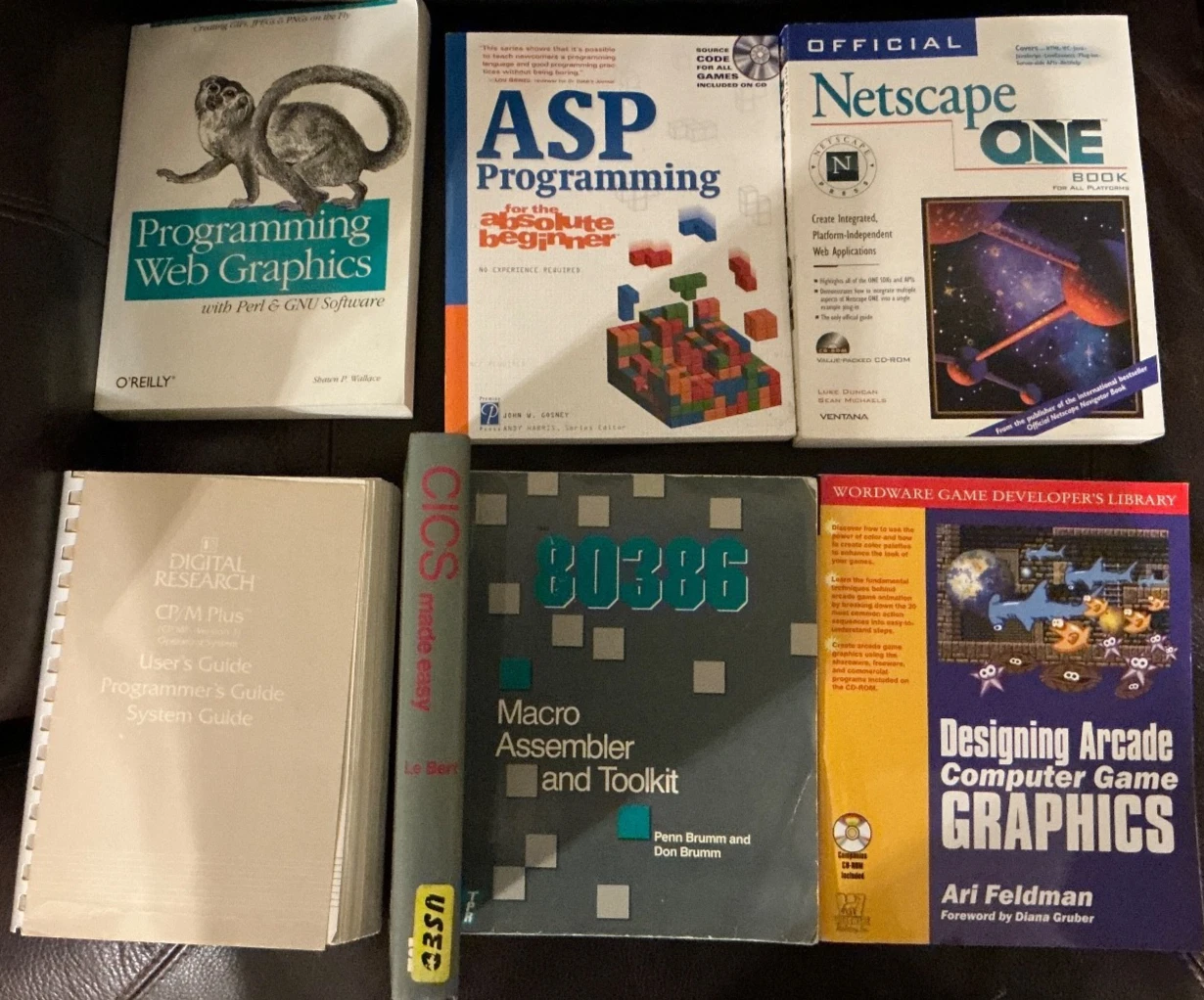 Books Programming Web,ASP, 80386, Cobal, Graphics