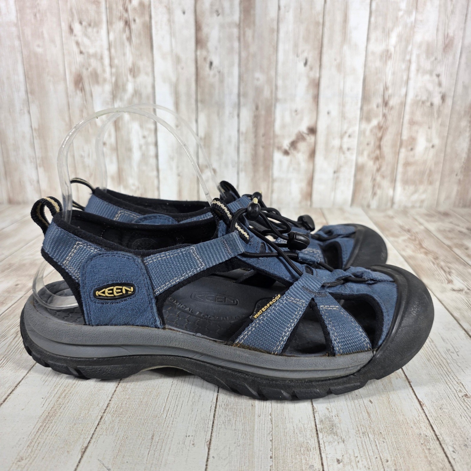 KEEN Sandali sportivi blu impermeabili scarpe da passeggio escursionismo donna