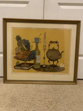 Denis Paul Noyer Mint Syrup Lithograph Hand Signed & Numbered COA