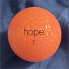 Wilson Hope Orange Golf Ball - Golf Sport/Activity — photo 1