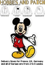 patch Mickey Mouse Topolino toppa termoadesiva iron on topo Disney personaggio