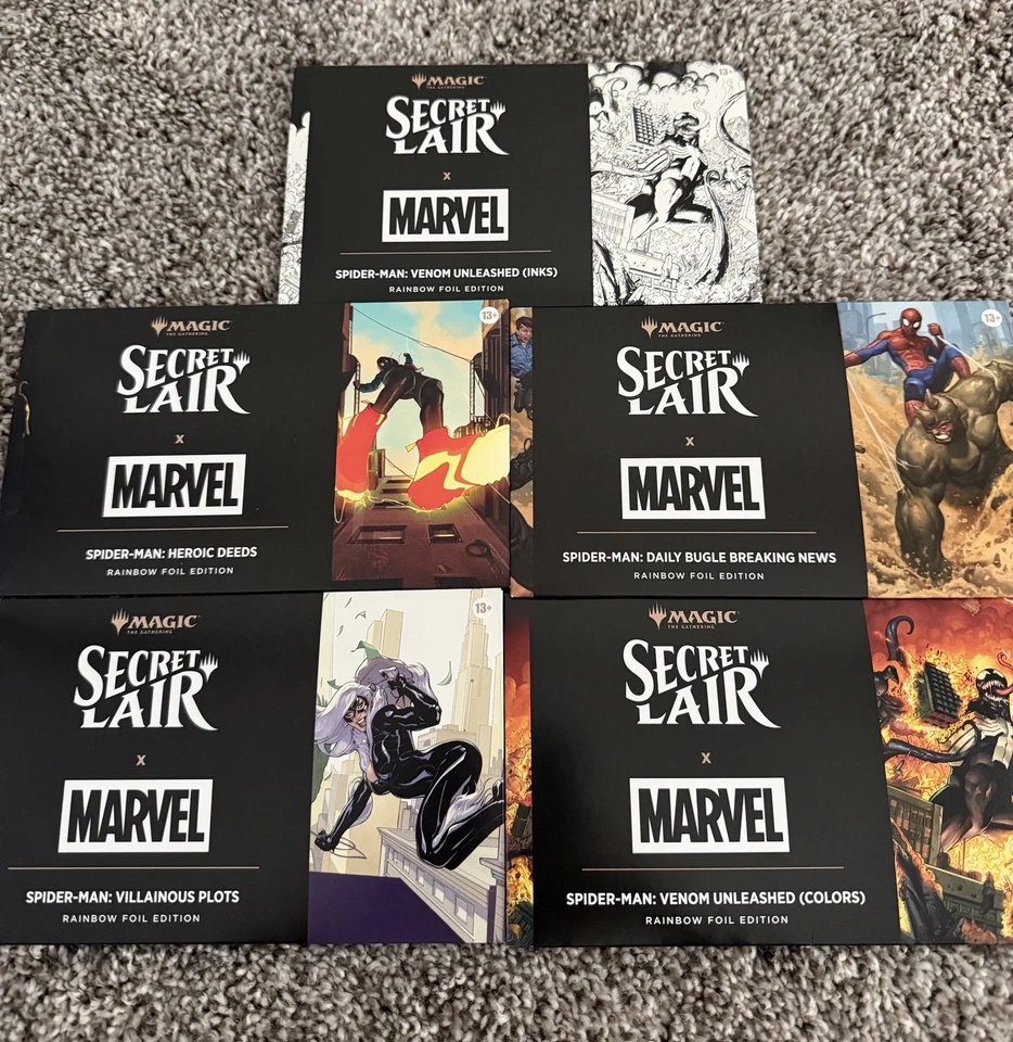 MTG Secret Lair x Marvel’s Spider-Man The Foil Web-Slinger Bundle SEALED - Image 3 of 3