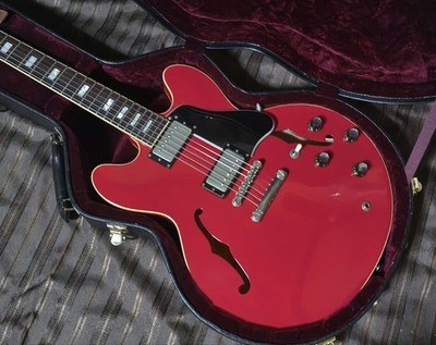 Electric Guitar Epiphone ES-335 Semi Hollow Red Made in Japan