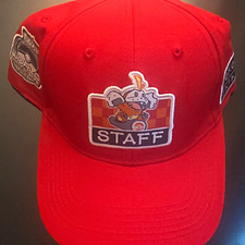 Red Staff Pokemon Worlds Yokohama 2023 Hat Red Staff Pokemon Worlds Yokohama 2023 Hat