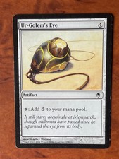 Ur-Golem's Eye MTG Magic the Gathering Card MP Moderately Played DST