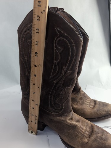 Ariat Heritage Western Boots Mens size 10.5 EE Cowboy Distressed Brown 53299 - Picture 5 of 12