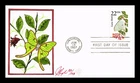 US COVER LUNA MOTH WILDLIFE CAPEX FIRST DAY ISSUE PUGH HAND PAINTED