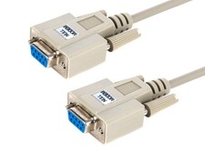 Monoprice 10ft Null Modem DB9 F/F Molded Cable