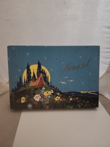 1930s ARUNDEL CANDY BOX GRAPHIC! COLORFUL!