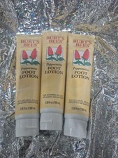 3 Burt's Bees Peppermint Foot Lotion 3.38 oz New Sealed