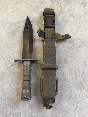 Genuine USGI Lancay M9 Bayonet Knife & Scabbard USGI Authentic Military Issued
