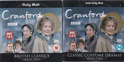 CRANFORD ( IRISH DAILY MAIL Newspaper 2 DVD Set ) Judi Dench