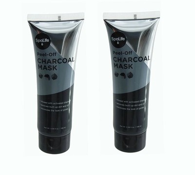 Face Mask SpaLife Peel-Off Charcoal Mask 3.38 fl oz