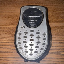 Durabrand AM/FM Sports Radio Portable Clip-on - Uses 3 AA Batteries - Tested