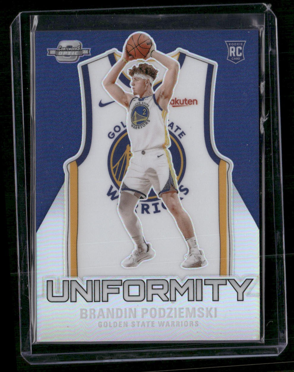 2023-24 Panini Contenders Optic #22 Brandin Podziemski Uniformity