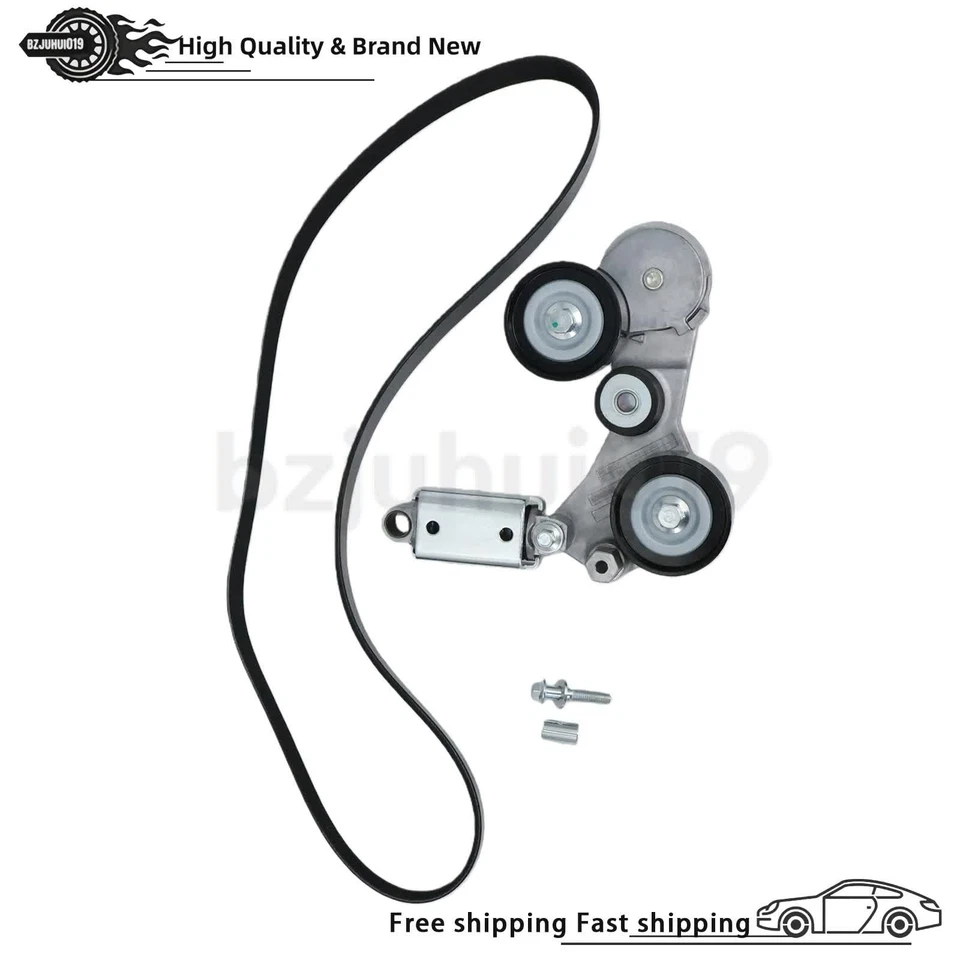 For 2012-16 Buick Regal Chevrolet Impala 2x Serpentine Belt & Tensioner Assembly - Image 2 of 4