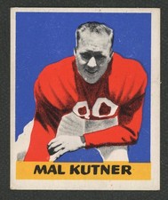 1948 Leaf #14 Mal Kutner :: Chicago Cardinals ~ EX+