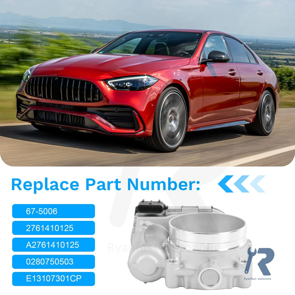 Throttle Body for Mercedes-Benz E350 E400 E450 E43 AMG W212 G550 G63 AMG W463  — 第 3/4 张图片
