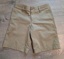Boys Under Amour Golf Tan Shorts Size 8