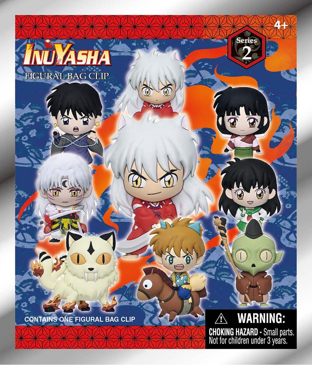 Inuyasha 25th Anniversary 3D Foam Bag Clip – Series 2 Blind Box | eBay