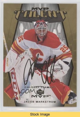 2023-24 MVP 20th Anniversary Talent Gold Script Jacob Markstrom #MT-99 READ 09wc